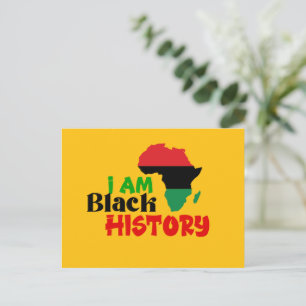 Maand van de zwarte geschiedenis briefkaart