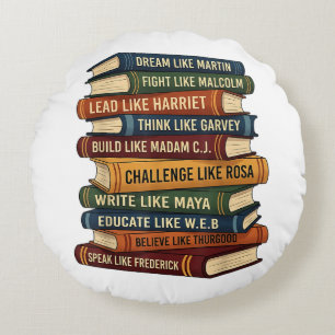 Maand van de zwarte geschiedenis droom rond kussen