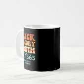Maand van de zwarte geschiedenis koffiemok (Voorkant links)