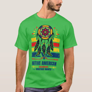 MAAND VAN HET ERFGOED VAN DE INDIANEN T-SHIRT