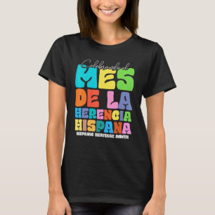Maand van het erfgoed van de ispanic 2022 National T-shirt