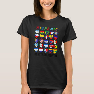 Maand van het erfgoed van de ispanic 2022 National T-shirt
