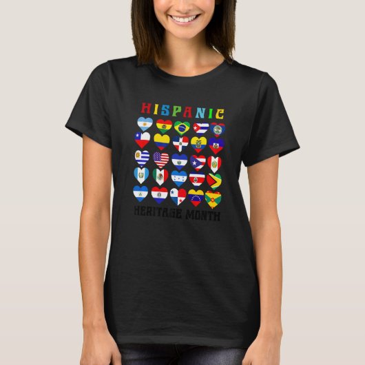 Maand van het erfgoed van de ispanic 2022 National T-shirt (Voorkant)