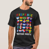 Maand van het erfgoed van de ispanic 2022 National T-shirt (Voorkant)