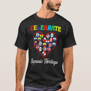 Maand van het erfgoed van de ispanic 2022 National T-shirt