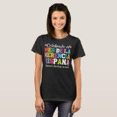 maand van het hispanic erfgoed t-shirt (Voorkant volledig)