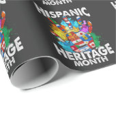 Maand van het historische erfgoed van de ispanic cadeaupapier (Rol Hoek)