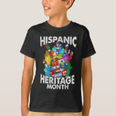 Maand van het historische erfgoed van de ispanic t-shirt (Voorkant)