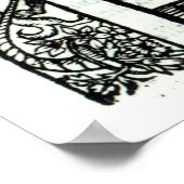 Maand van januari van een kalender van de schapenh poster (Hoek)