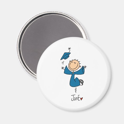 Maand van juni magneet (Voorkant / Achterkant)