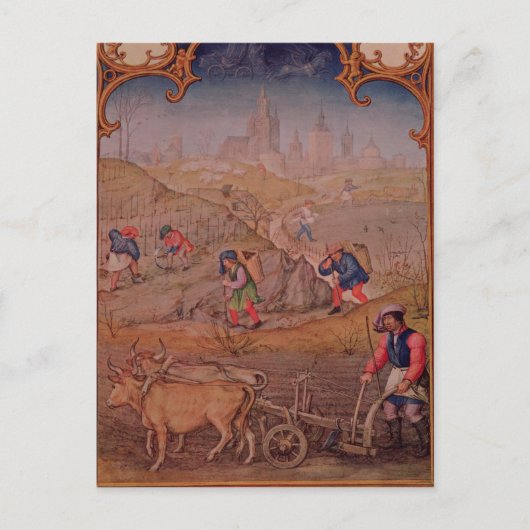 Maand van maart briefkaart (Voorkant)