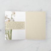 Maand van maart Geboren in Proza Bloem Kaart (Binnen)