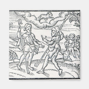 Maand van maart uit 'The Shepheardes Calender' Magneet