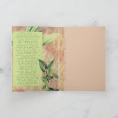 Maand van Mei Geboren Proza Bloem Kaart (Binnen)