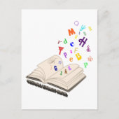 Maand van nationale geletterdheid briefkaart (Voorkant)