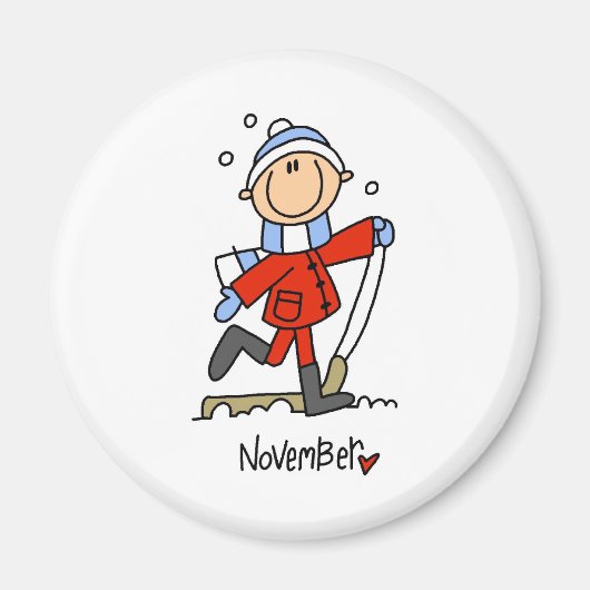 Maand van november magneet (Voorkant)