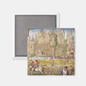 Maand van oktober magneet (Voorkant / Achterkant)