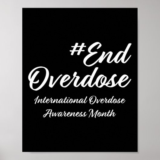Maand van Overdosisbesef Poster (Voorkant)