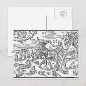Maand van september "The Shepheardes Calender" Briefkaart (Voorkant / Achterkant)