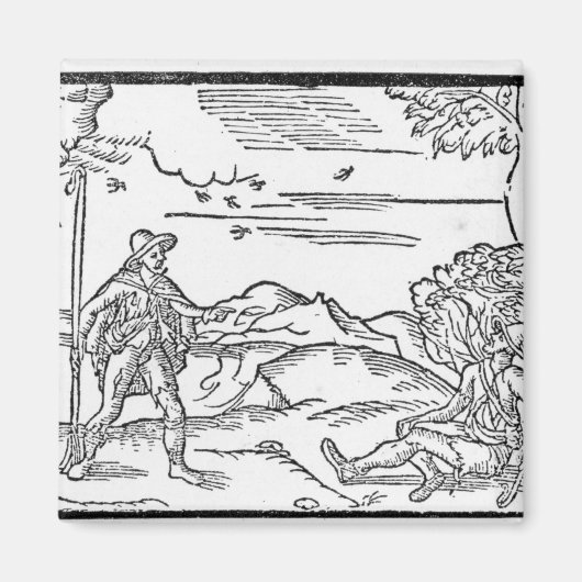 Maand van september "The Shepheardes Calender" Magneet (Voorkant)
