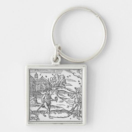 Maand van september "The Shepheardes Calender" Sleutelhanger (Voorkant)
