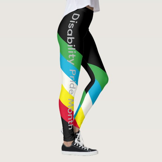Maand van trots op een beperking leggings (Rechts)