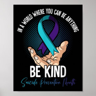 maand van zelfmoordpreventie poster