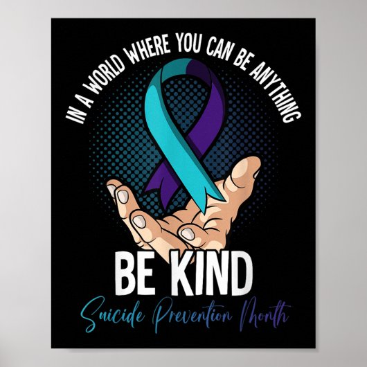 maand van zelfmoordpreventie poster (Voorkant)