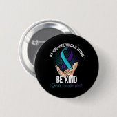 maand van zelfmoordpreventie ronde button 5,7 cm (Voorkant /achterkant)