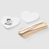 Maand voor borstkanker Vrouwen geloven roze Handwaaier (Niet-gemonteerd)