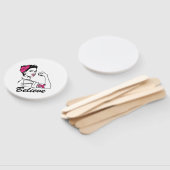 Maand voor borstkanker Vrouwen geloven roze Handwaaier (Niet-gemonteerd)