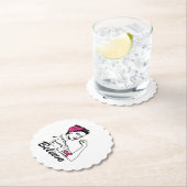 Maand voor borstkanker Vrouwen geloven roze Kartonnen Onderzetters (Insitu)