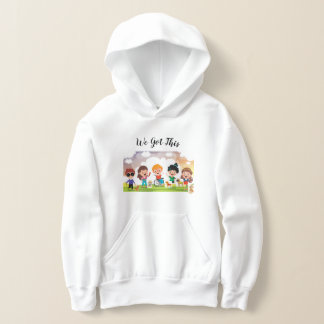 Maand voor gehandicapten met hulphonden hoodie