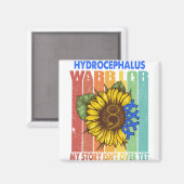 Maand voor hydrocefalusbewustmaking op basis van k magneet (Voorkant / Achterkant)