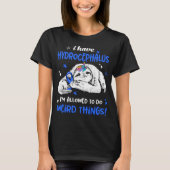 Maand voor hydrocefalusbewustmaking op basis van k t-shirt (Voorkant)