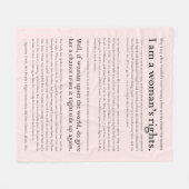 Maand voor vrouwengeschiedenis Sojourner Truth cit Fleece Deken (Voorkant (Horizontaal))