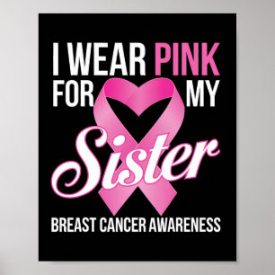 Maand waarin ik roze voor mijn S Draag Poster