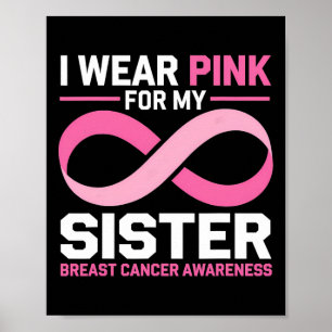 Maand waarin ik roze voor mijn S Draag Poster