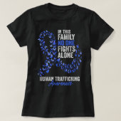 Maand waarop Butterflies Blue T-shirt (Design voorkant)
