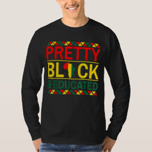 maand Zwarte en Opgeleide Zwarte Geschiedenis App T-shirt