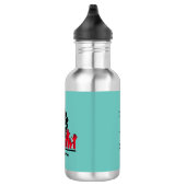 Maand zwarte geschiedenis Power Fist RISE BOVEN Cu Waterfles (Rechts)