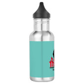 Maand zwarte geschiedenis Power Fist RISE BOVEN Cu Waterfles (Links)