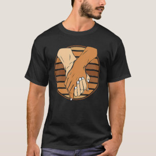 Maand zwarte handengeschiedenis BLM Melanin Coup T-shirt