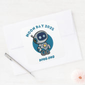 Maandag 2025 DPRG.org Vierkante Sticker (Envelop)