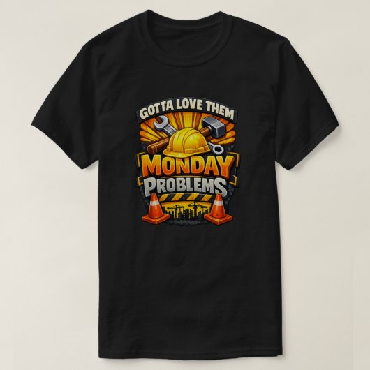 "Maandag" (2) T-shirt (Design voorkant)
