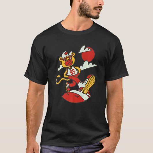 Maandag 9 jaar Monkey T-shirt (Voorkant)