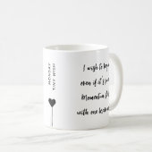 Maandag Aangepaste Motiverende Quote Koffiemok (Voorkant rechts)