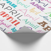 Maandag april cadeaupapier (Hoek)