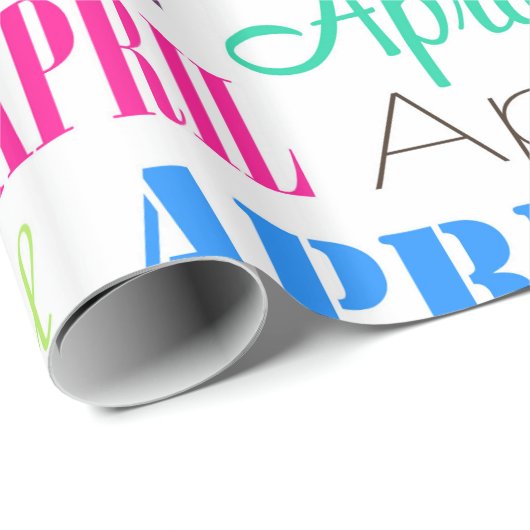 Maandag april cadeaupapier (Rol Hoek)