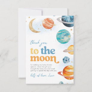 Maandag Baby Shower Bedankkaartjes Bedankkaart